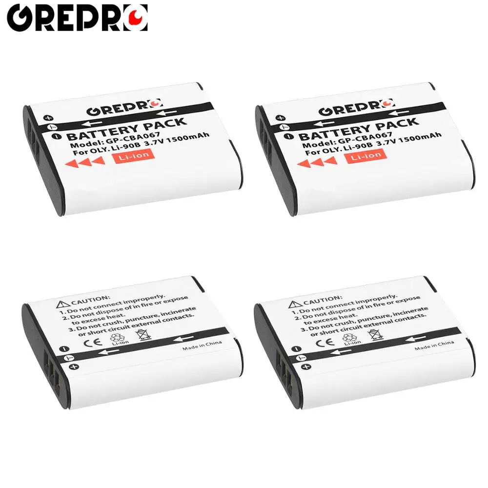 2x Li-90B Li 90B Li-92B Li92B батарея + ЖК-зарядное устройство USB для Olympus Tough TG-6 TG-5 TG-3 T tg-трекер