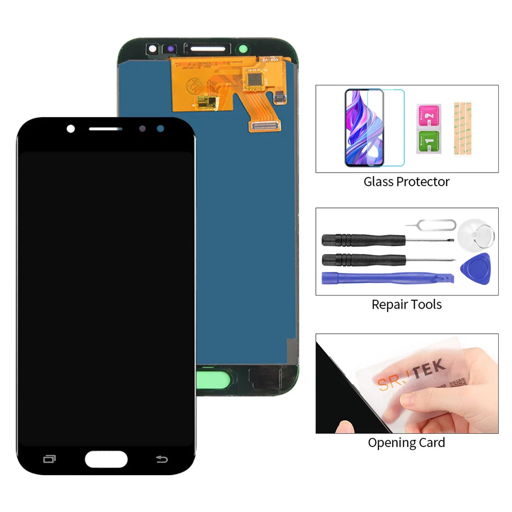 No Frame Black TFT экран для samsung GALAXY J5 дисплей J530F ЖК-дисплей J530 ЖК-дисплей сенсорный дигитайзер стеклянная сборка рамка может регулироваться - Цвет: No Frame Black