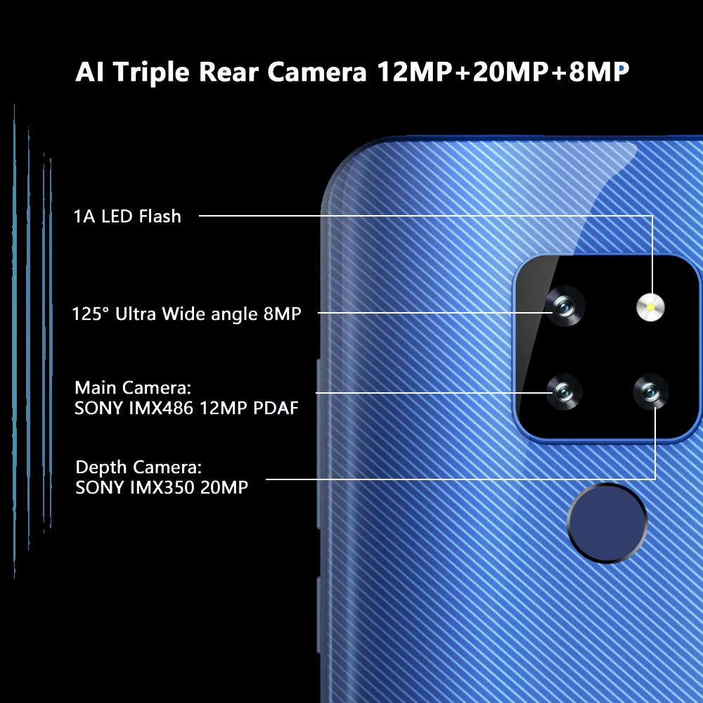6 3 дюймов CUBOT P30 4G 2340x1080 ips Phablet Android 9 0 Helio P23 Octa Core 4 Гб ram 64 rom 4000 Мп задняя камера мАч