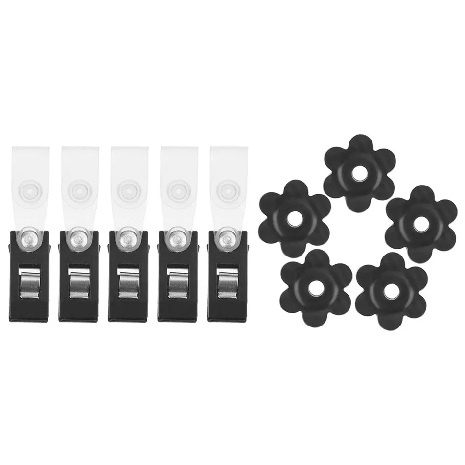 5 пар инструментов баннеры аксессуары легко установить анти-ветер практичный с