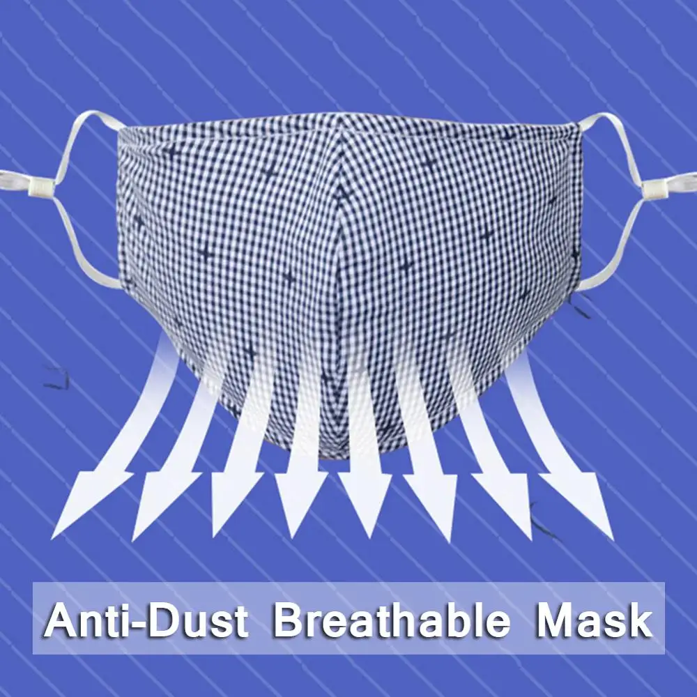 5 шт. хлопковая маска для губ Анти пыль PM2.5 анти Пылезащитная модная одежда