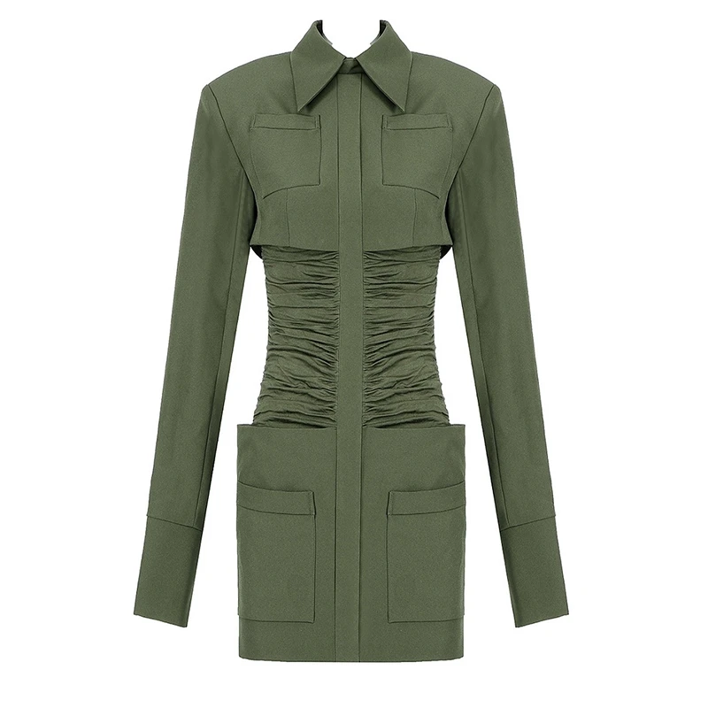 Женское подиумное платье с оленем сексуальное облегающее длинным рукавом