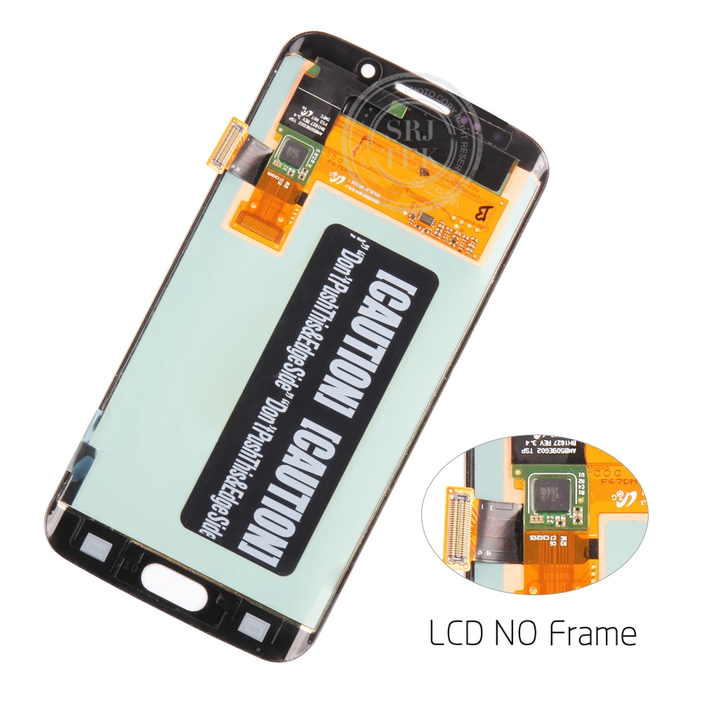 5 1 ''Super AMOLED экран для SAMSUNG S6 Edge ЖК дисплей Galaxy LCD EDGE G925 G925F сенсорный Запасные