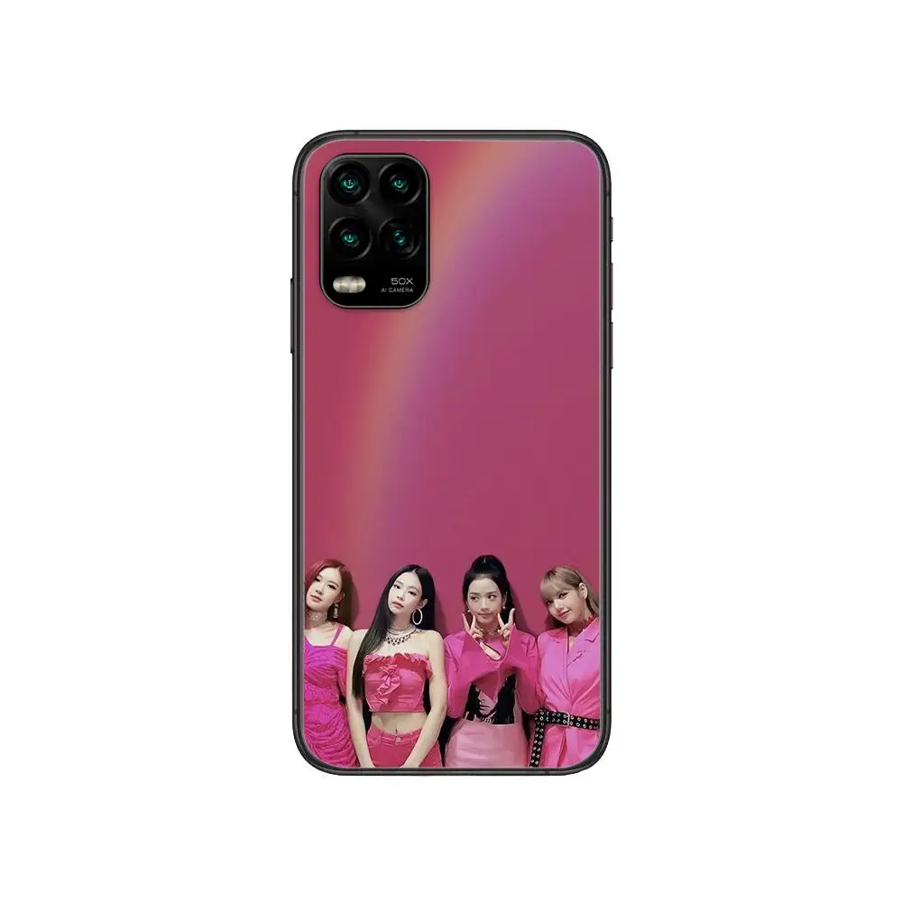 

Singer group blackpinks kpop Phone Case For XiaoMi Redmi 11lite ultra 9 8A 7A 6 A Pro T 5G K40 Anime Black Cover Silicone Back P