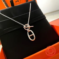 ouai quality customized version of the top pig nose necklace classic pig nose bracelet necklace with packaging s925 silver