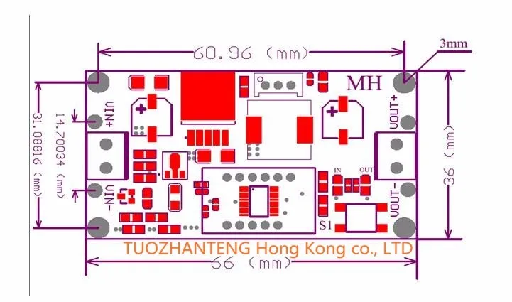 LM2596HVS LM2596, модуль источника питания с DC-DC бак 3A настраиваемый понижающий модуль-регулятор ультра LM2596S понижающий 24V переключатель 12V 5V 3В