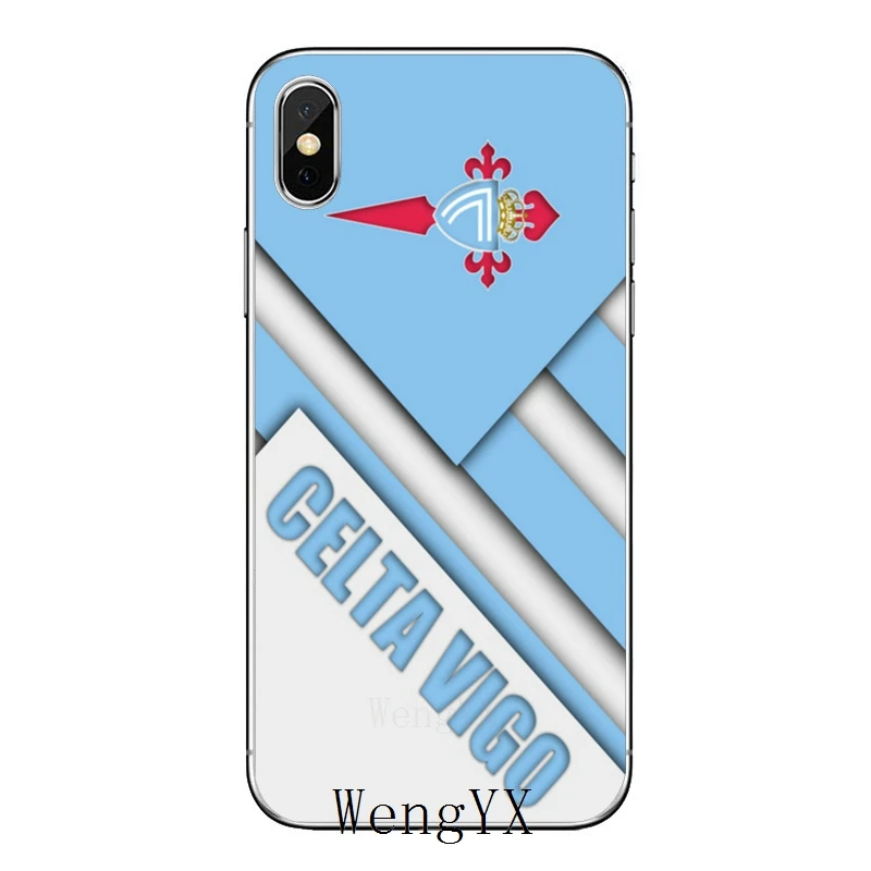 Для iPhone XR X XS Max 8 7 6s 6 plus SE 5s 5c 5 iPod Touch испанский футбольный клуб celta de vigo аксессуары чехол для телефона - Цвет: celta-de-vigo-A-06