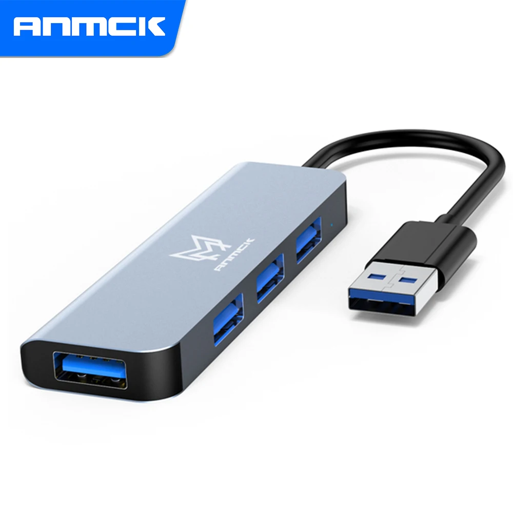 

Anmck USB 3.0 Hub Type C to USB 3.0 &2.0 Splitter Computer Accessories USB Adapter 4 Ports USB Hub For Laptops Macbook Pro PC