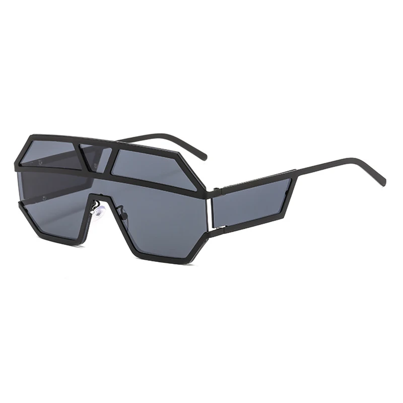 Солнцезащитные очки Мужские без оправы с заклепками в винтажном стиле |