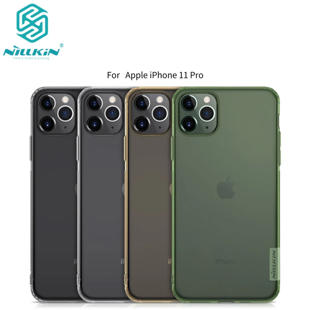 10 шт./лот оптовая продажа NILLKIN Ультратонкий Прозрачный чехол из ТПУ для iphone 11 pro 5 8