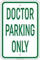 funny sarcastic metal tin sign man cave bar decor 12 x 8 inches doctor parking only sign retail store aluminum sign novelty