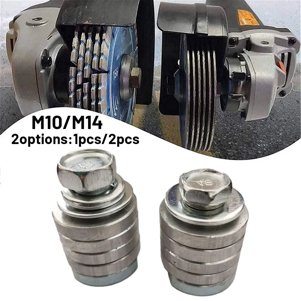 

Lock Nuts Angle Grinder Inner Outer Flange Nut Kits Angle Grinder Variable Slotting Machine Conversion Head M10 M14 100/125mm