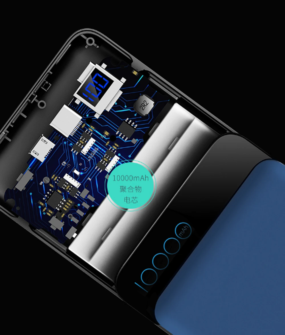 Портативное зарядное устройство ROCK 10000 мАч Тип C PD + QC 3 0 внешний аккумулятор для