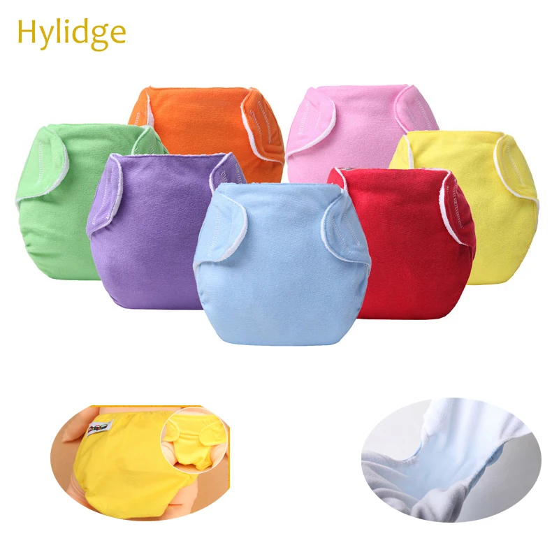 Многоразовые подгузники Hylidge 1 шт. из муслина трусики для девочек 0 2 лет детские