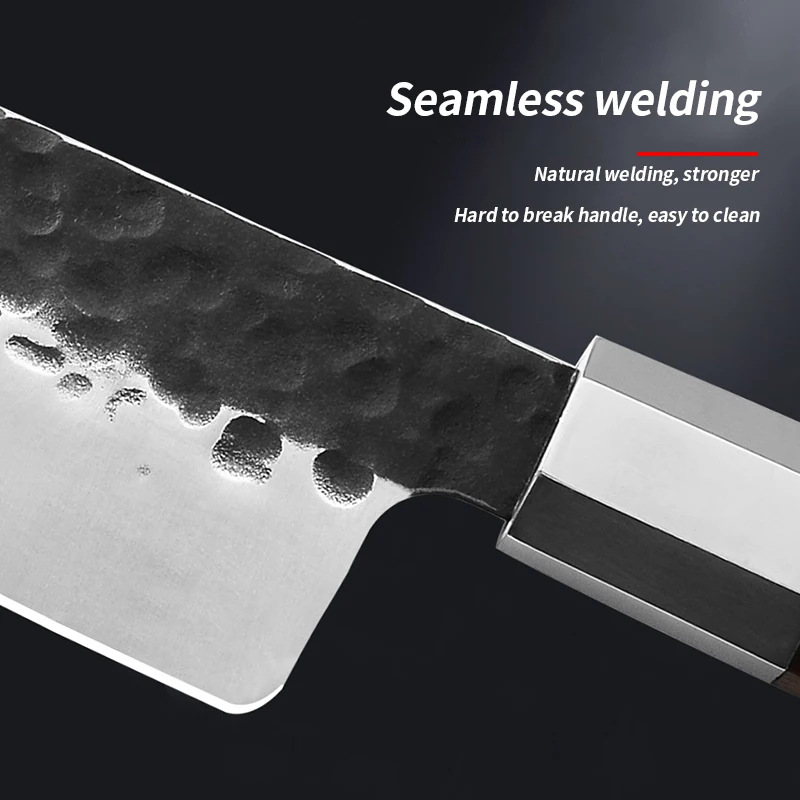 XYJ набор кухонных ножей кованый ручной нож шеф-повара разделочный сантоку Кливер