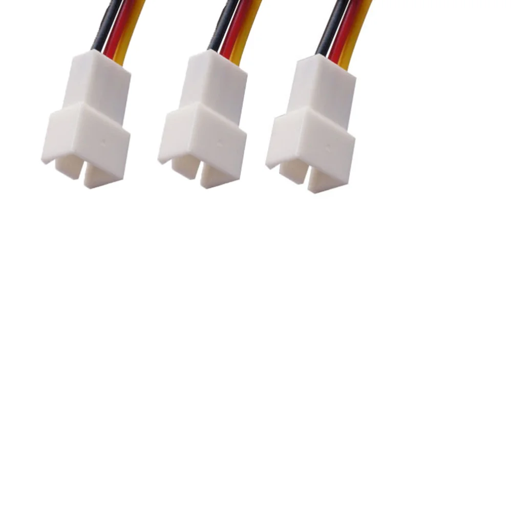 3 шт контактный ПК компьютер чехол разветвитель вентилятора удлинитель Кабель