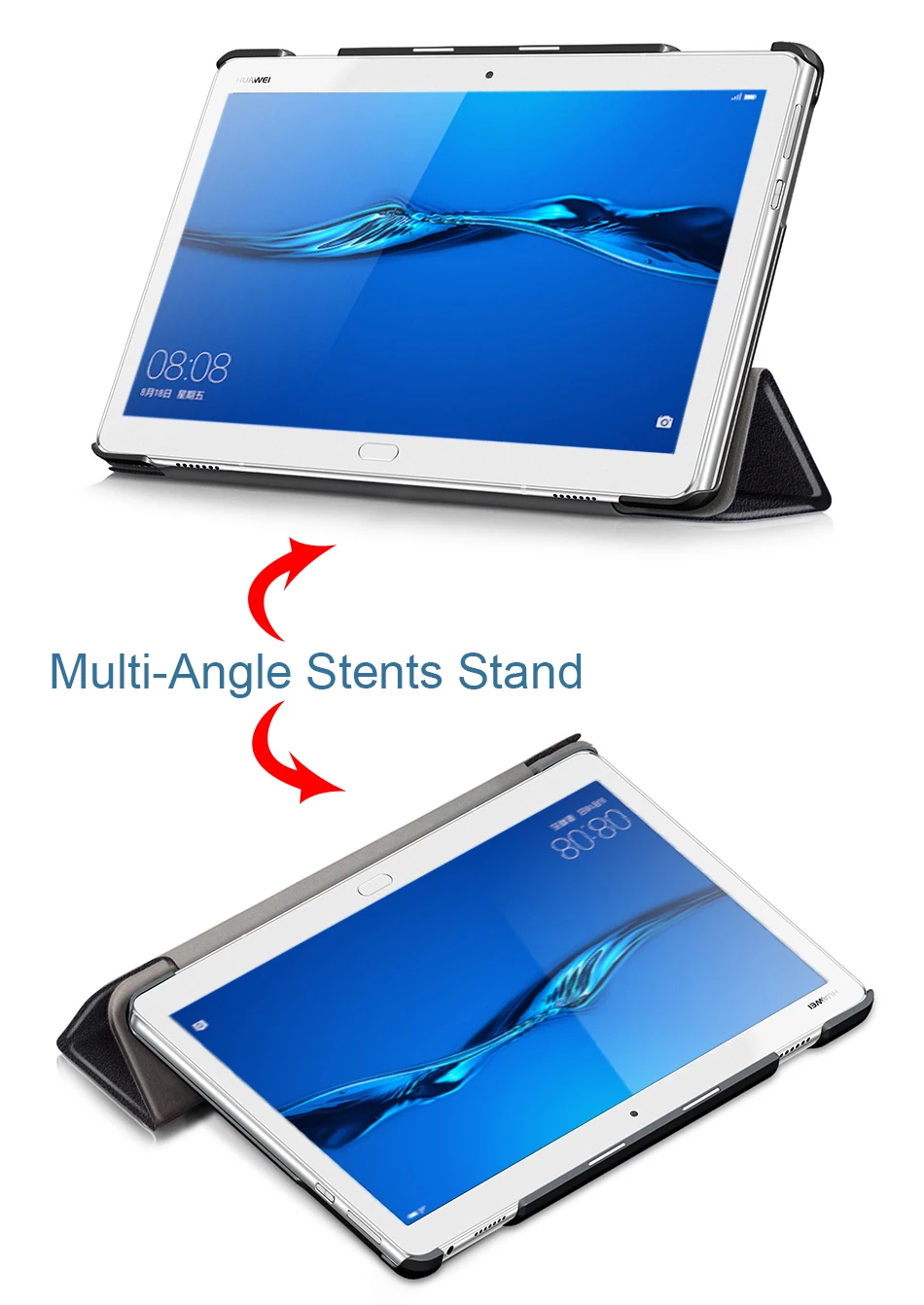 MTT чехол из полиуретановой кожи для планшета для huawei Mediapad M3 Lite 10 BAH-W09 BAH-AL00 10,1 ''Магнитный Флип-стенд Умный чехол защитный чехол