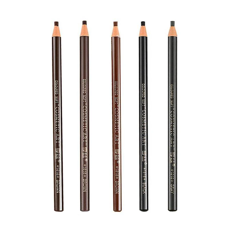 

Eyebrow Pencil 5 Colors Waterproof Microblading Pen Long-Lasting Eyebrow Enhancer Cosmetics for Makeup Tint Natural Makeup Tools