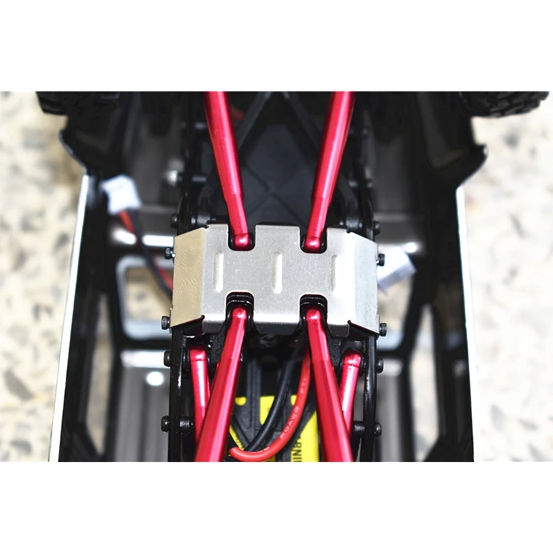 Защита оси коробки передач из нержавеющей стали для 1/24 RC Crawler Axial SCX24 AXI90081 AXI00002