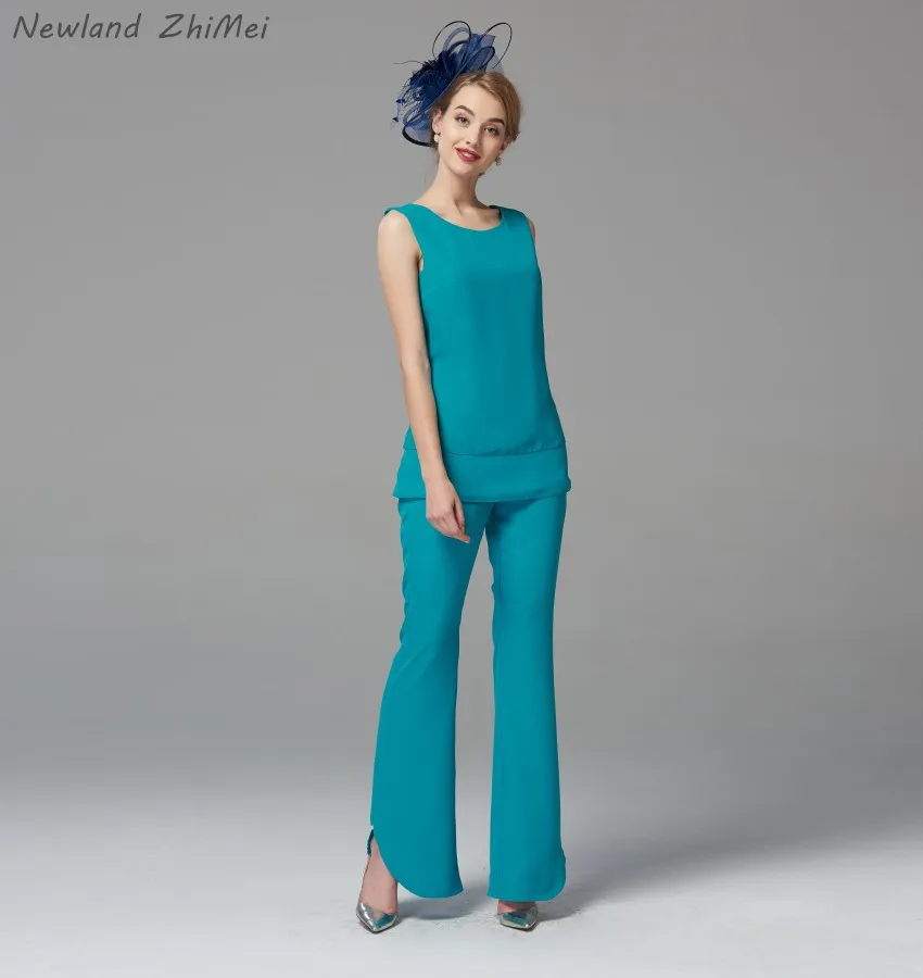 Винтажное длинное платье для матери невесты 2020 года с курткой удобные шифоновые