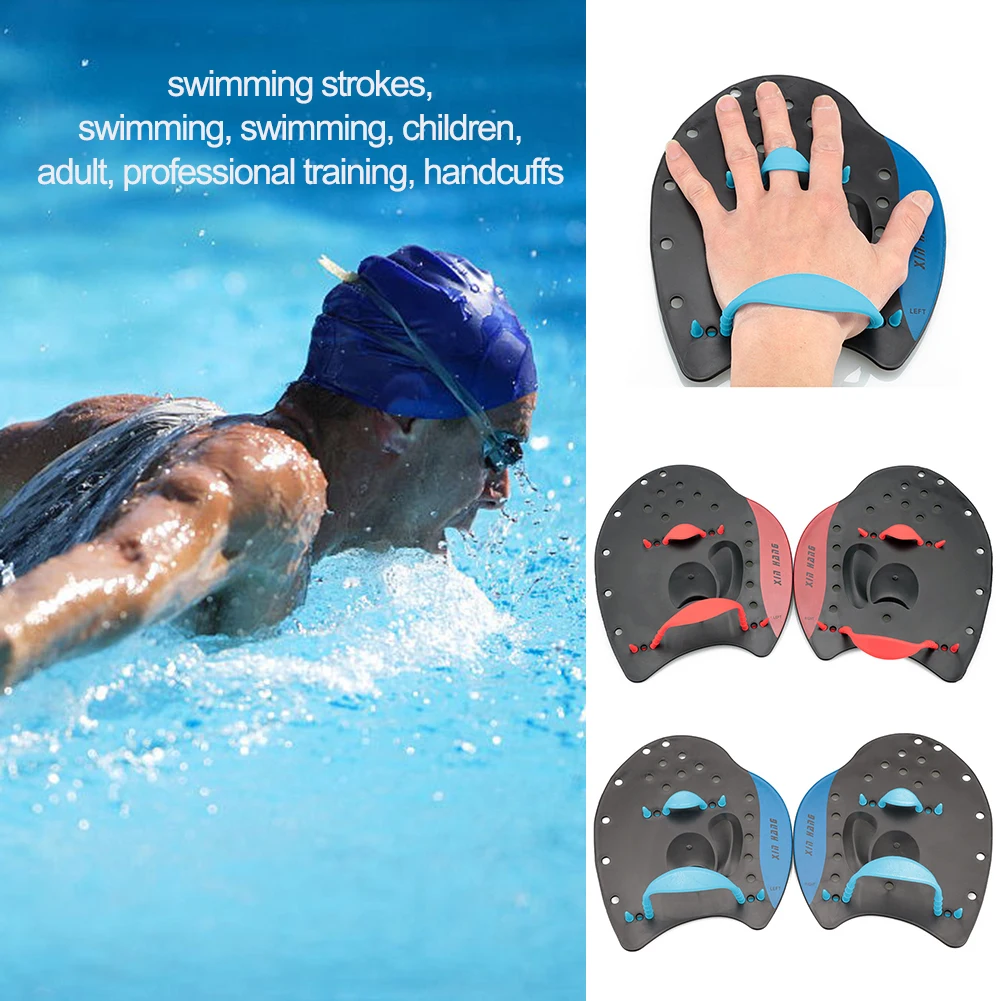 

Swimming Paddles Palm Paddling Exercises Arm Swimming Handcuffs Swimming Gloves Hand Flippers Swim Training Set For Kids Adults