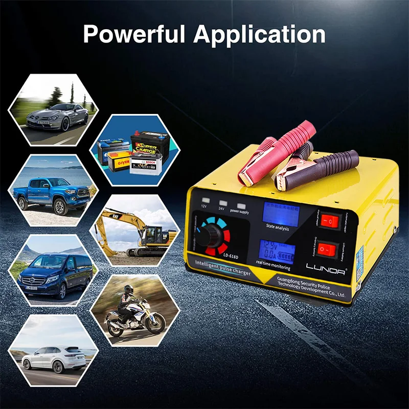 240 W 12 V/24 V 6-400AH 20A полный автоматический автомобильный Батарея Зарядное устройство Мотоцикл Авто батареи Питание автомобильные аксессуары