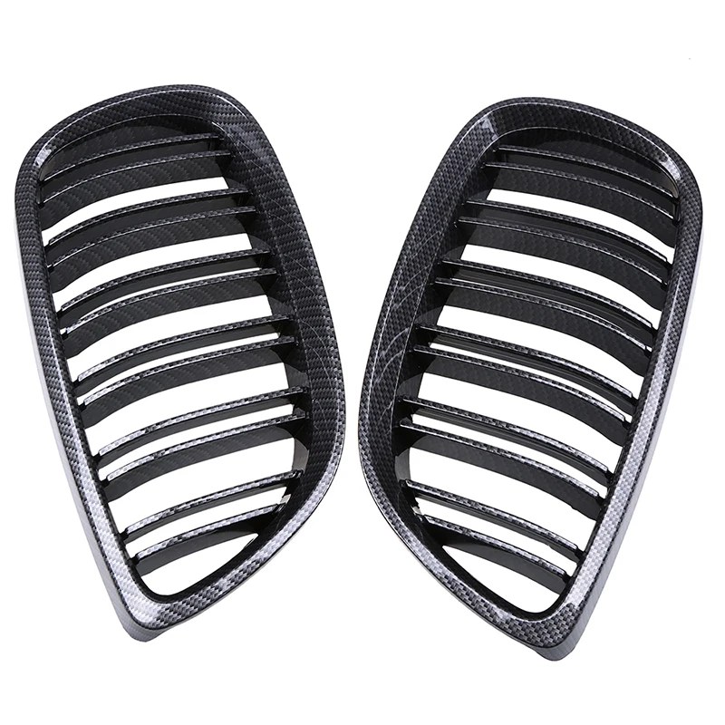 Автомобильная гоночная решетка POSSBAY имитация углеродного волокна передняя