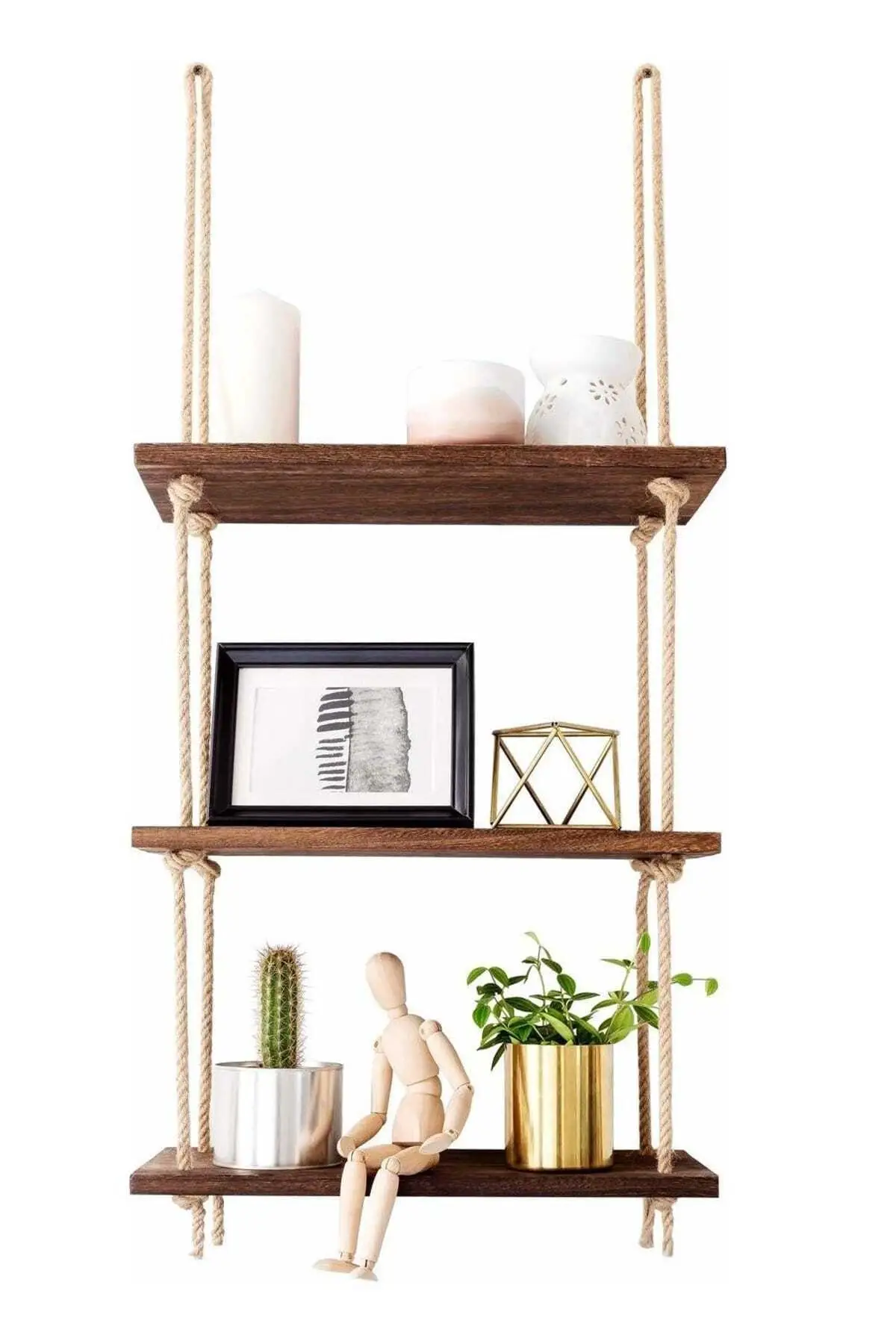 

Декоративный дизайн ручной работы деревянная полка Стеллаж жардиньерка аксессуар для украшения дома и сада стильная винтажная вешалка