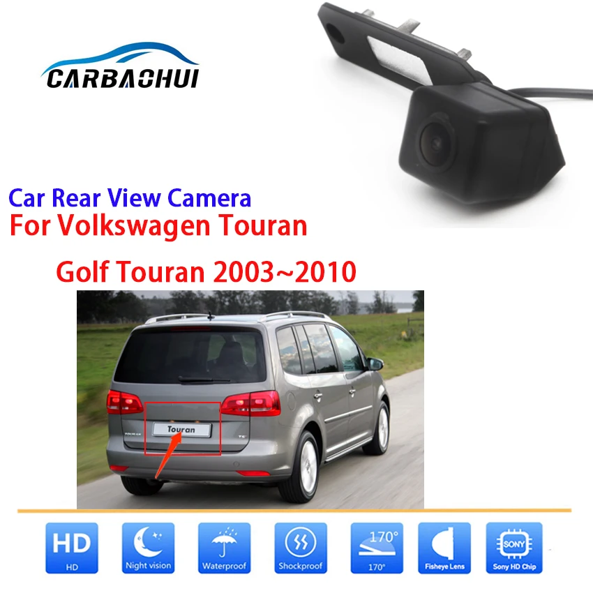 

Автомобильная камера заднего вида для Volkswagen Touran Golf Touran 2003 ~ 2010 CCD Full HD камера ночного видения для парковки задним ходом водонепроницаемая