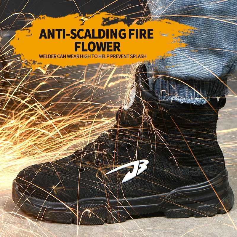 

Atrego Men Steel Toe Safety Shoes Outdoor Special Work Footwear Anti-smashing Shoes Anti-Collision Climbing Shoes Safety Shoes