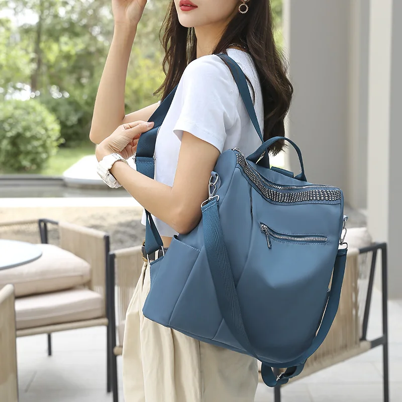 

Fashion Women Backpack Oxford Cloth Retro Casual Female Backpacks for Women 2021 Girls School Bag Travel Ladies Back Pack