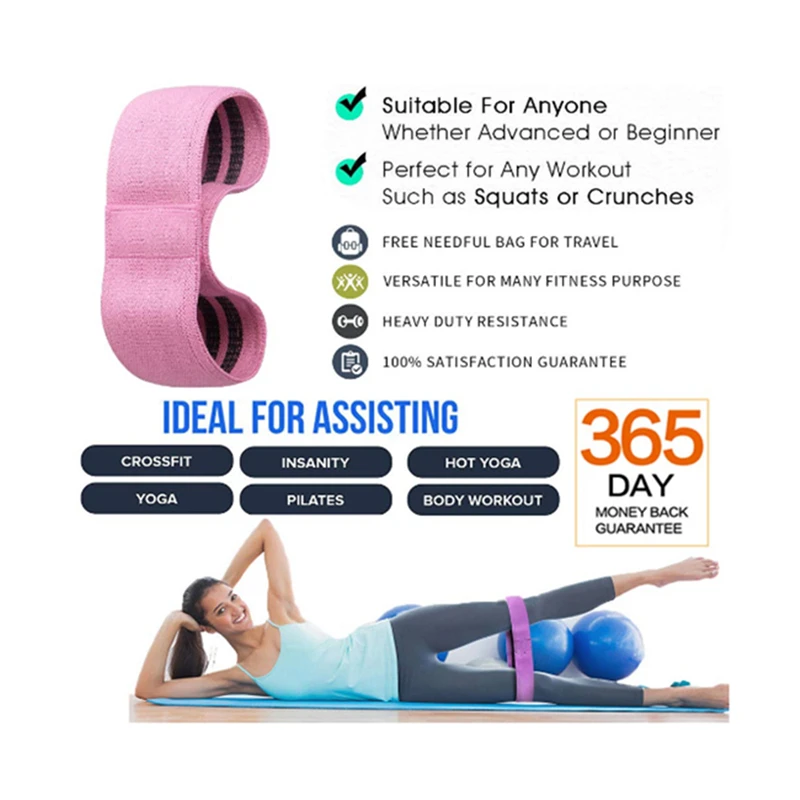 

Tension Band Yoga Resistance Rubber Band Indoor Outdoor Fitness Equipment 5 Colors Pilates Sports Training Exercise Elastic Band
