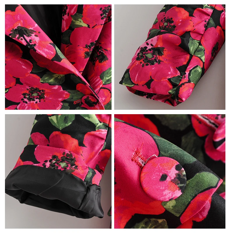 ROHOPO двухслойное платье с зубчатым воротником темно-розовое цветочным поясом