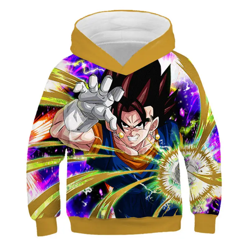 Японское аниме Dragon Ball Z Son Goku детские толстовки с 3D принтом Harajuku детские повседневные толстовки для мальчиков и девочек - Color: NT-221