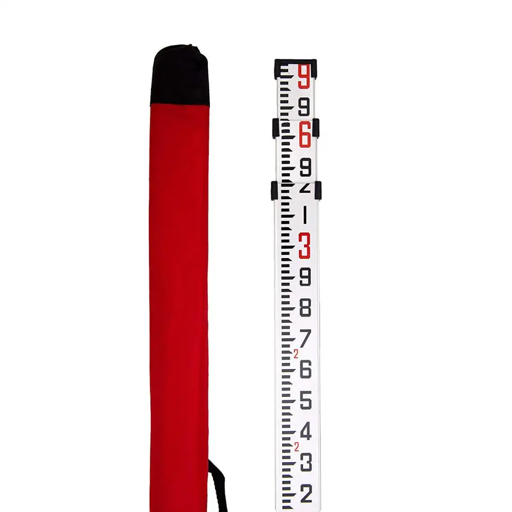 

Hot Sale 5M Strong Aluminum Surveying Tools Leveling Staff