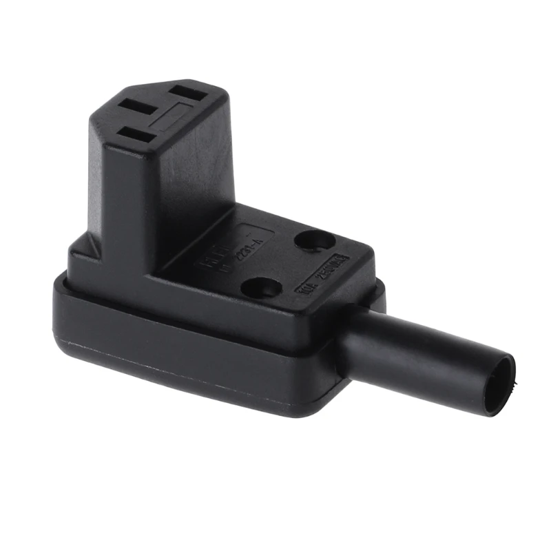90 Degree Angled IEC 320 C13 Female Plug AC 10A 250V Power Cord Cable Connector K1AA |
