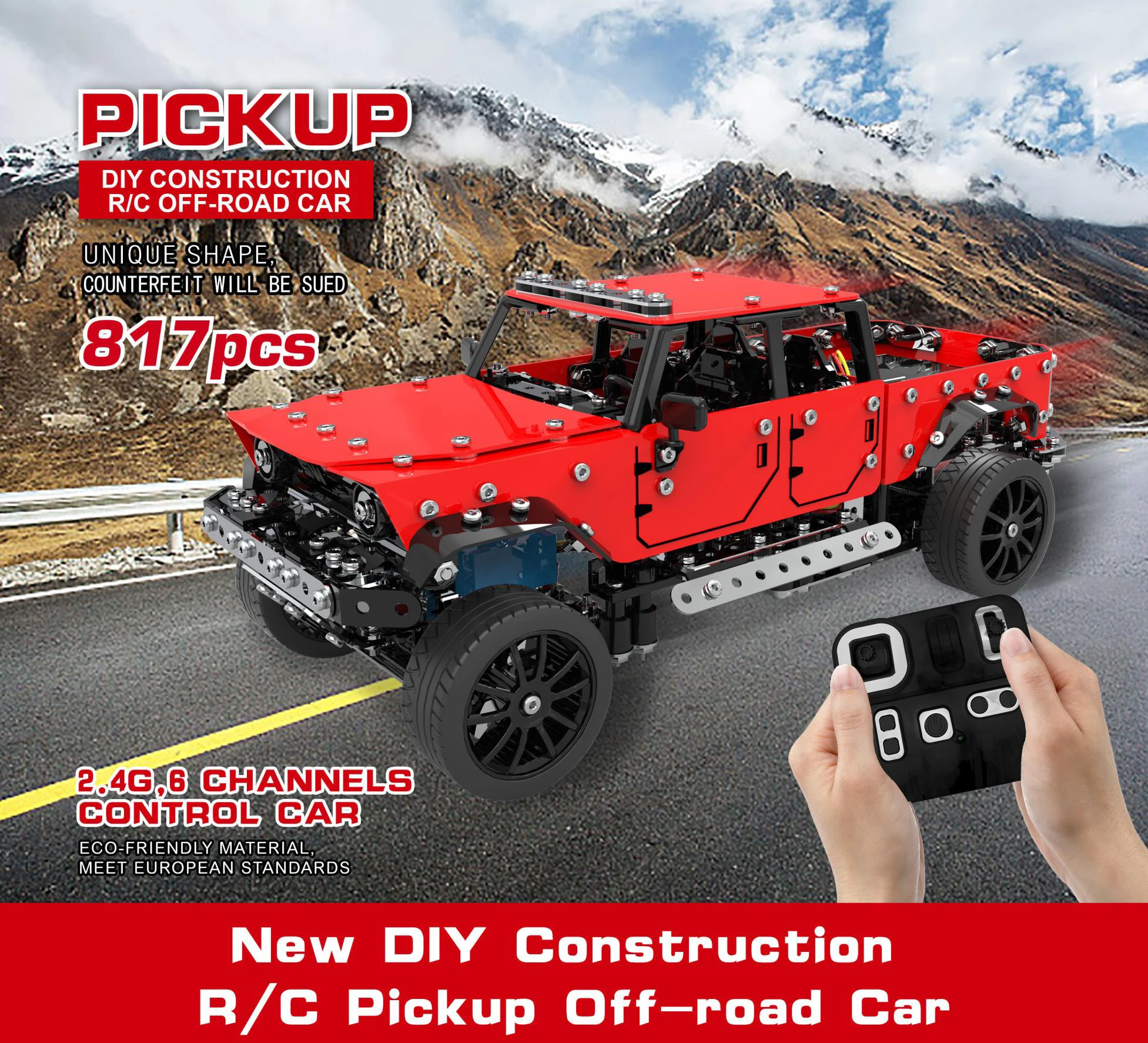 817 шт rc грузовик автомобиль игр