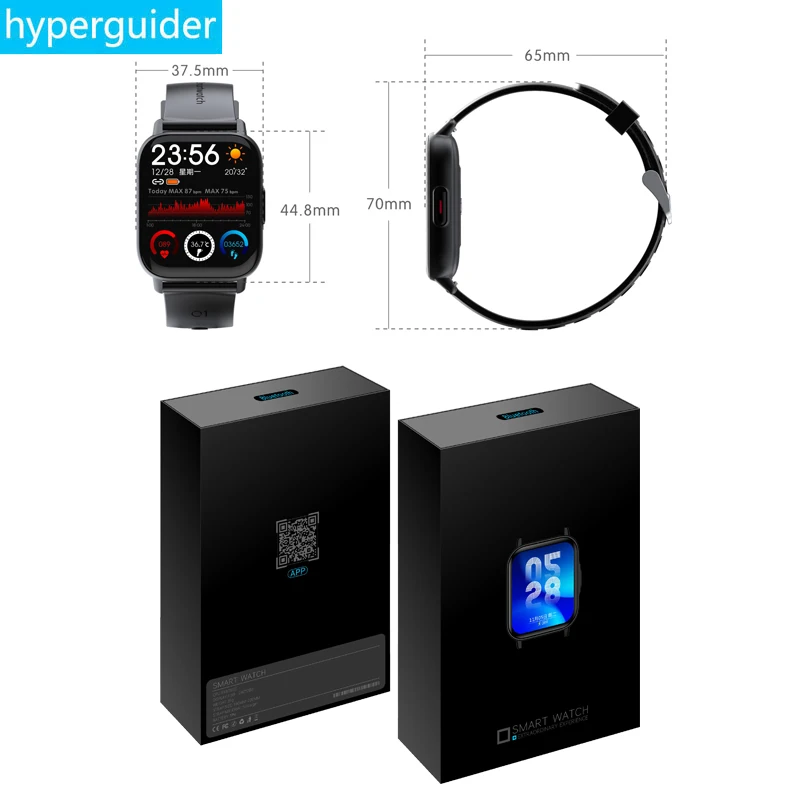 Смарт часы hyperguide 2021 для мужчин и женщин ЭКГ температура тела Bluetooth 5 0 Xiaomi mi Huawei Honor