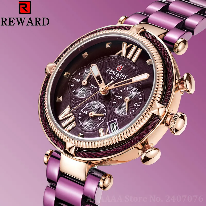 Новые женские наручные часы Брендовое платье женское из нержавеющей стали