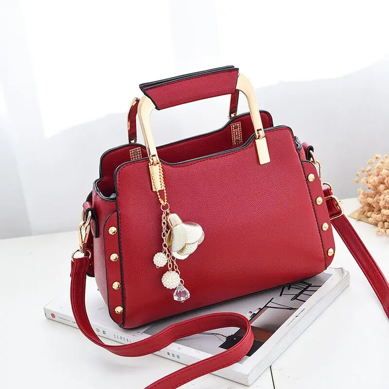 Elegant Shoulder Bag New 2019 Women Designer Luxury Handbags Bags Sweet Messenger Ladies Crossbody Grey Black Red | Багаж и сумки