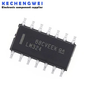 10PCS LM324 LM324D SOP14 LM324DR SOP 324 SOP-14 SMD New and Original IC Chipset