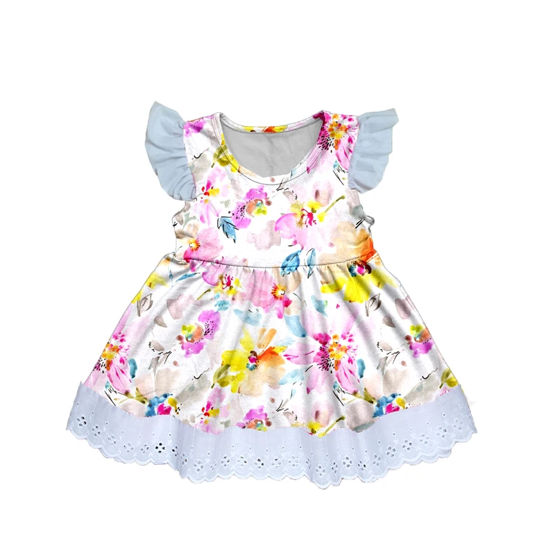 Drop Shipping 2020 Fancy spring Valentine's Day cotton hot sale Easter girl boutique kids dress | Детская одежда и обувь