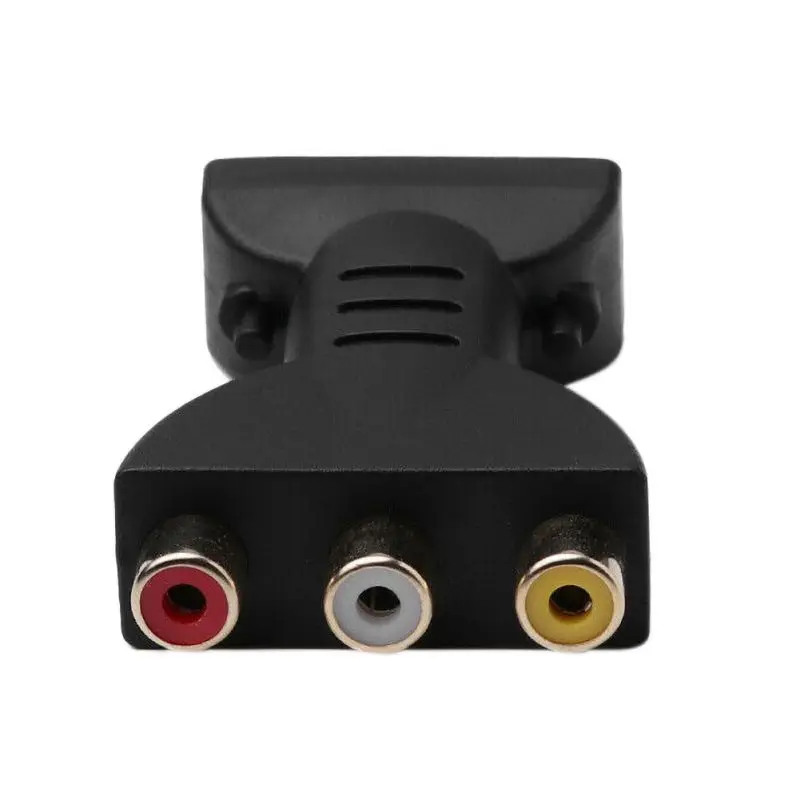 HDMI в 3 RCA видео аудио конвертер AV адаптер позолоченный для передачи сигнала ТВ