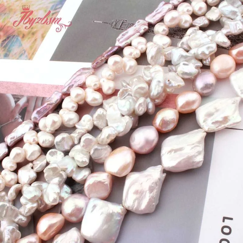 Бусины Из Натурального пресноводного жемчуга реборн Кеши бусины неправильной