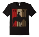 Rodeo Корова Лошадь Yeehaw Новинка Ретро футболка мужская брендовая одежда качественная модная мужская футболка