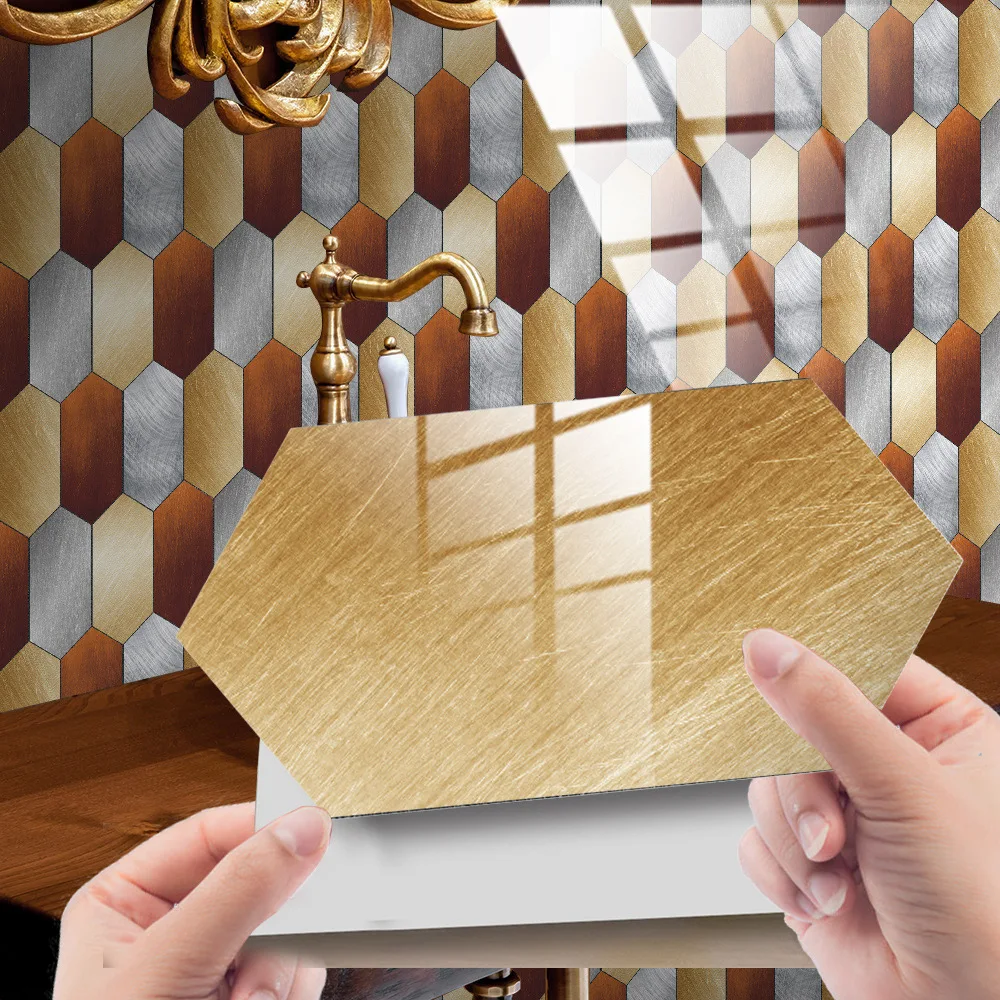 self adhesive kitchen tiles pvc backsplash stickers peel and stick backsplash tiles decals sticker bathroom faux stone effect free global shipping