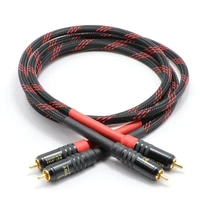 pair furukawa pcocc pure copper interconnect signal cable with wbt 0144 rca connector plug hifi audio cable