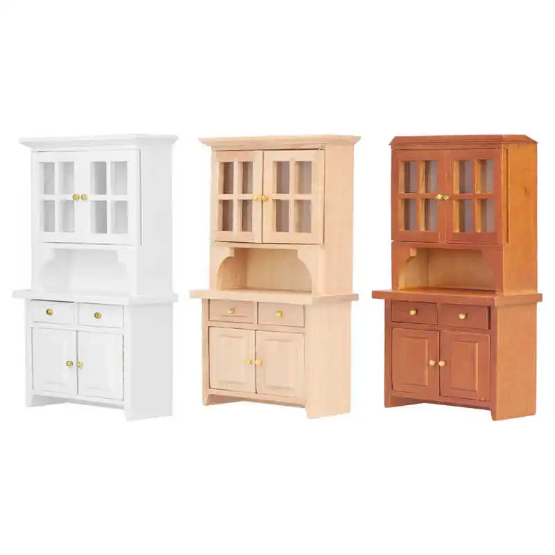 Шкаф для кукольного домика изысканный нежный шкаф хранения создания жизни