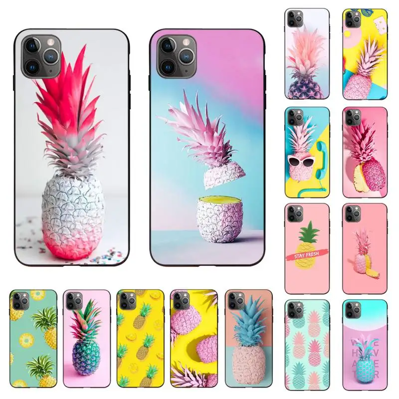 

MaiYaCa Pineapple Phone Case for iPhone 11 12 13 mini pro XS MAX 8 7 6 6S Plus X 5S SE 2020 XR cover