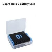 go pro 9 accessories plastic battery case storage box cover camera accessories for gopro hero 9 8 7 battery storage box